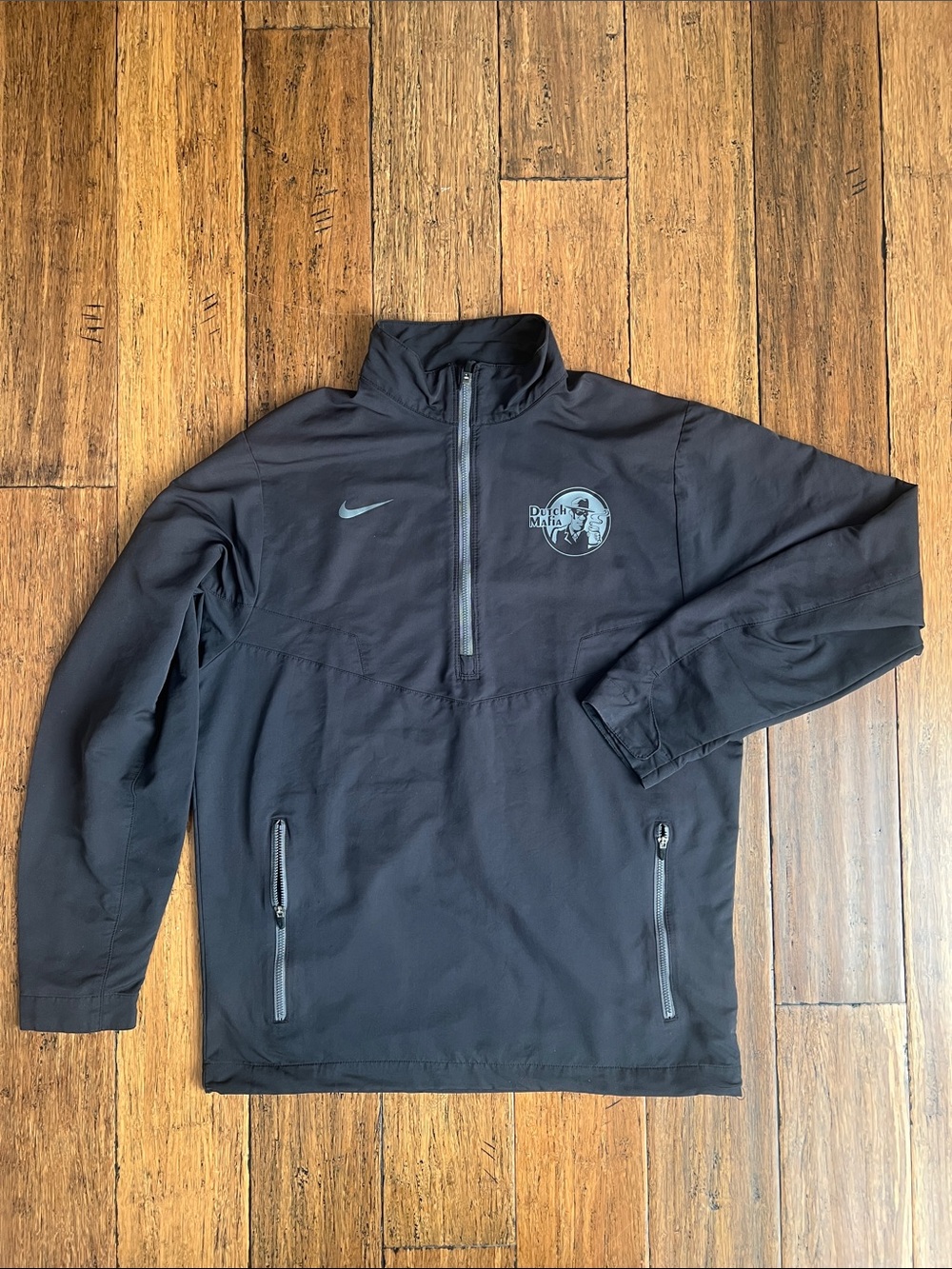 Dutch Bros Nike Black Half-Zip Pullover